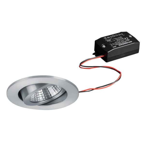 BRUMBERG spot encastré LED 38° rond alu 2 700K BRUMBERG
