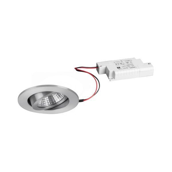 BRUMBERG spot encastré IP65 rond dimmable alu BRUMBERG