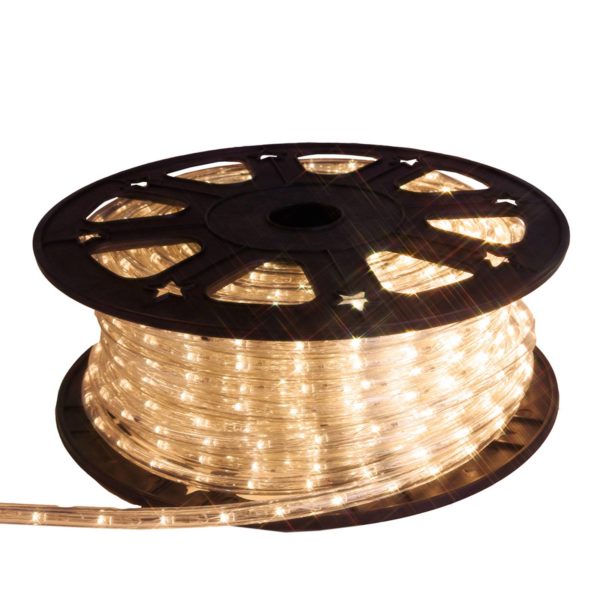 STAR TRADING Tube lumineux Ropelight on Roll 45 m blanc chaud STAR TRADING