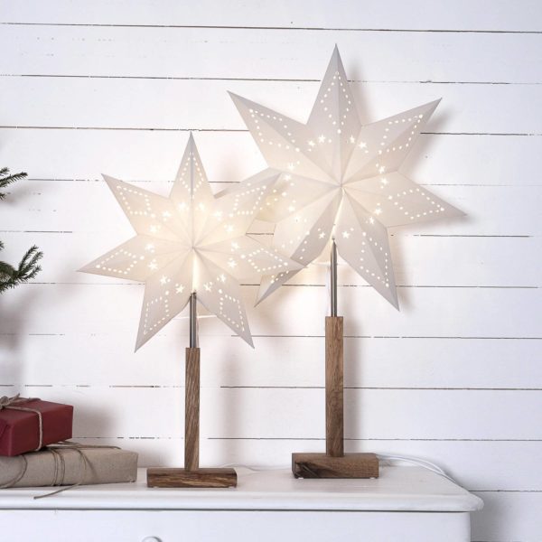 STAR TRADING Lampe déco Karo à pied