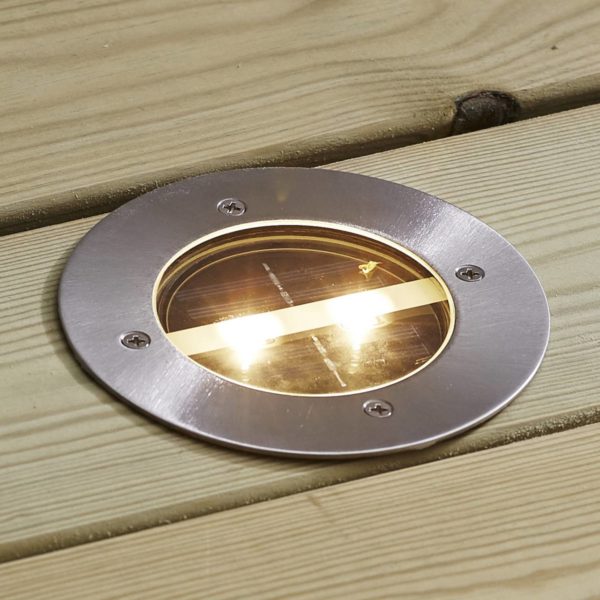 STAR TRADING Lampe encastrable LED Decklight solaire ronde STAR TRADING