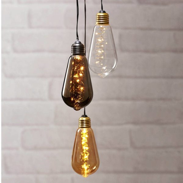 STAR TRADING Lampe déco LED Glow vintage avec minuteur