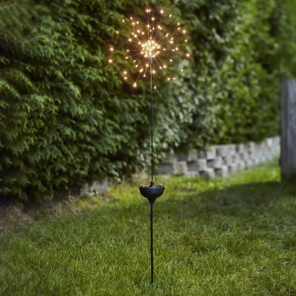 STAR TRADING Lampe solaire LED Firework avec piquet, 100 cm STAR TRADING