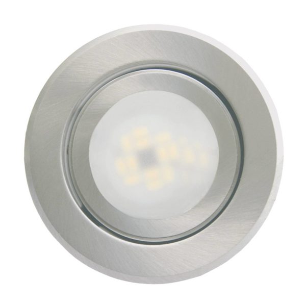 Busch Lampe encastrable Joanie LED, aluminium brossé Busch