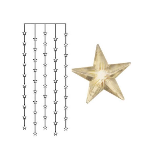 STAR TRADING Rideau lumineux LED Star à 50 lampes STAR TRADING