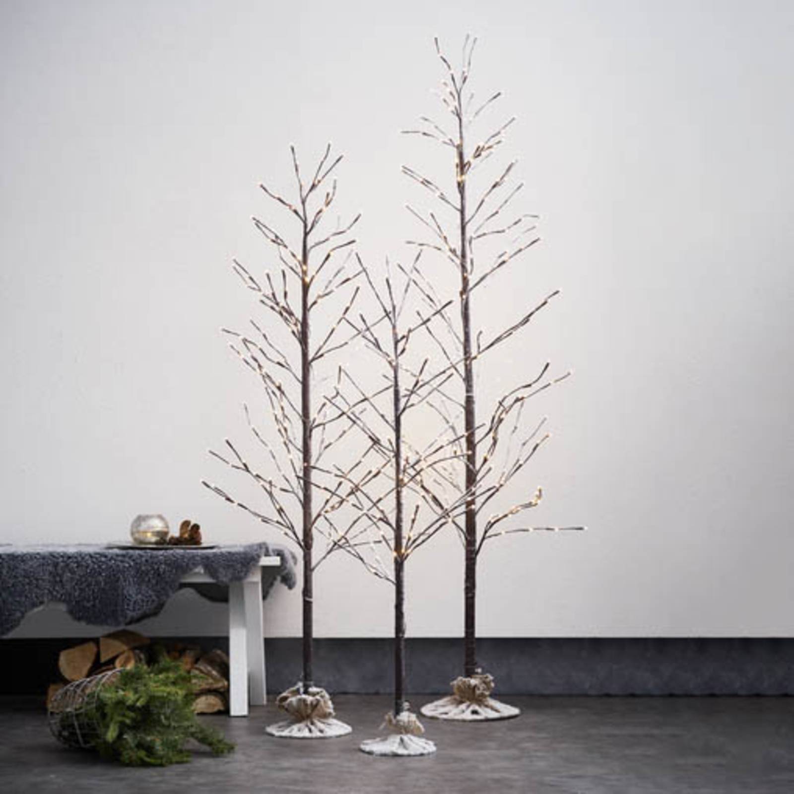 STAR TRADING LED arbre décoratif Tobby Tree IP44 marron hauteur 180cm STAR TRADING