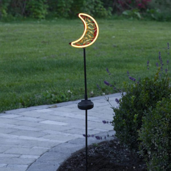 STAR TRADING Lampe solaire LED Linny Moon avec piquet STAR TRADING