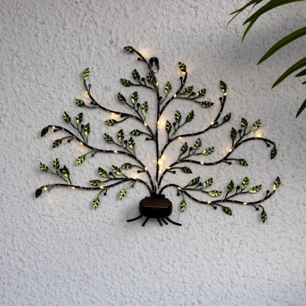 STAR TRADING Applique solaire LED Tree of life STAR TRADING