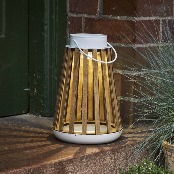 STAR TRADING Lampe solaire LED Catania en bouleau STAR TRADING