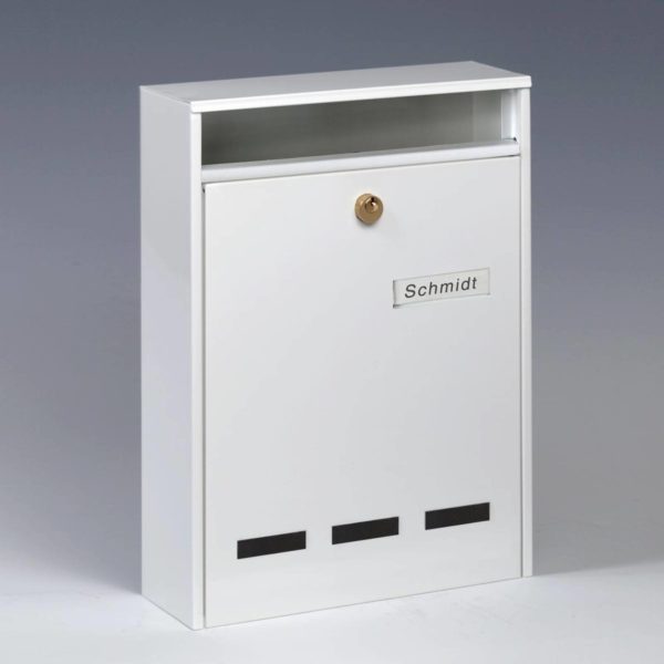 Burgwächter Boîte aux lettres WISMAR DIN A4 blanche Burgwächter