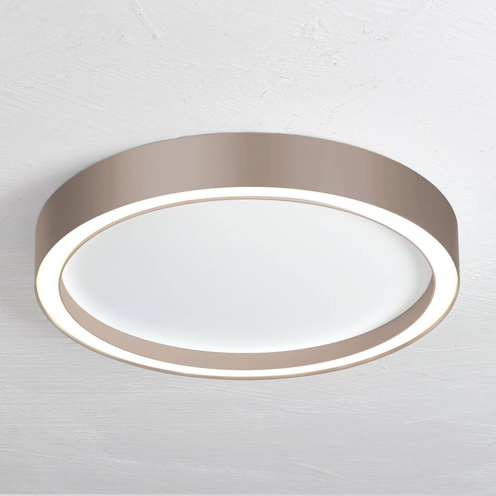 Bopp Aura plafonnier LED Ø 30 cm blanc/taupe BOPP