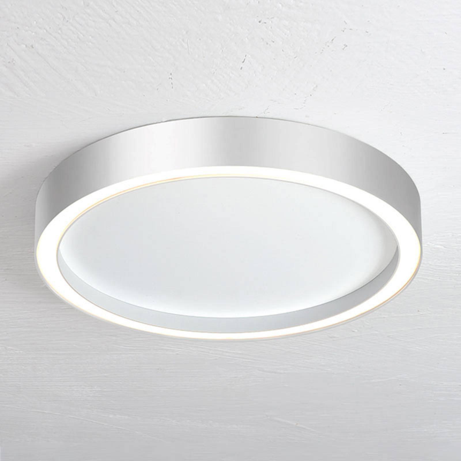 Bopp Aura plafonnier LED Ø 40 cm blanc/aluminium BOPP