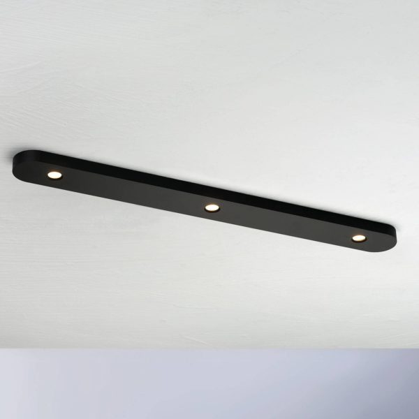 Bopp Close plafonnier LED à 3 lampes noir BOPP