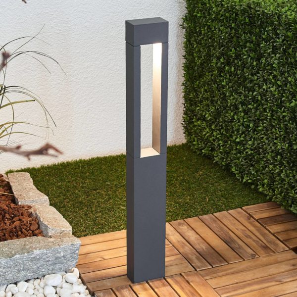 BEGA 77265K3 borne angulaire graphite 3000K ouvert BEGA
