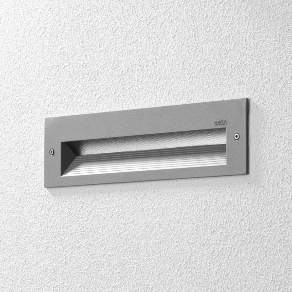 BEGA 33054 applique LED 3 000K argentée 26 cm BEGA