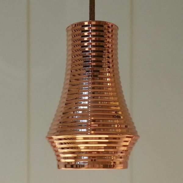 Bover Tibeta 01 – suspension LED, cuivrée Bover