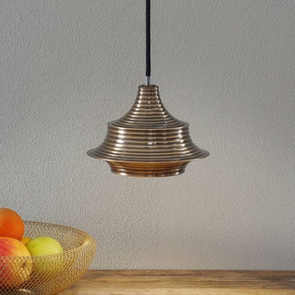 Bover Tibeta 02 – suspension LED, laiton ancien Bover