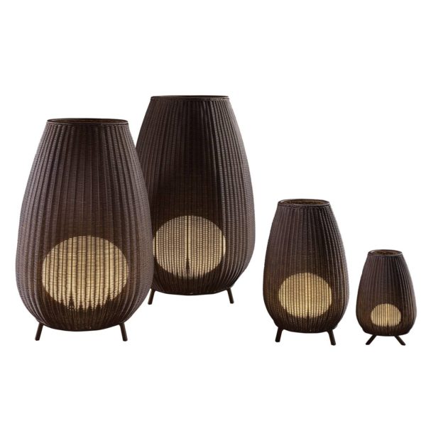 Bover Amphora 03 luminaire de terrasse, brun rotin Bover