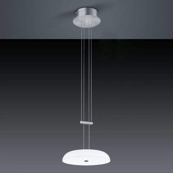 BANKAMP Vanity suspension 1 lampe nickel Ø 25 cm BANKAMP