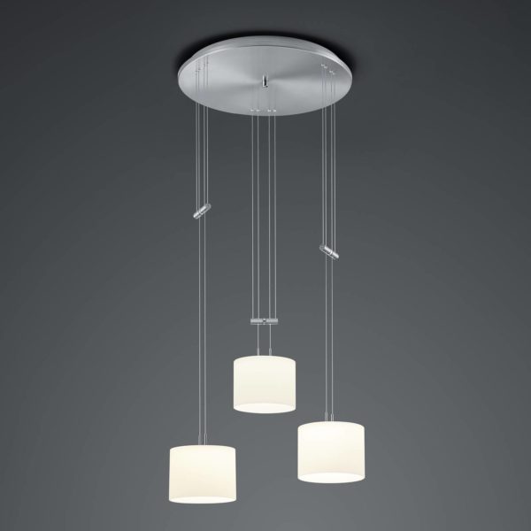 BANKAMP Grazia suspension ZigBee 3l ronde nickel BANKAMP