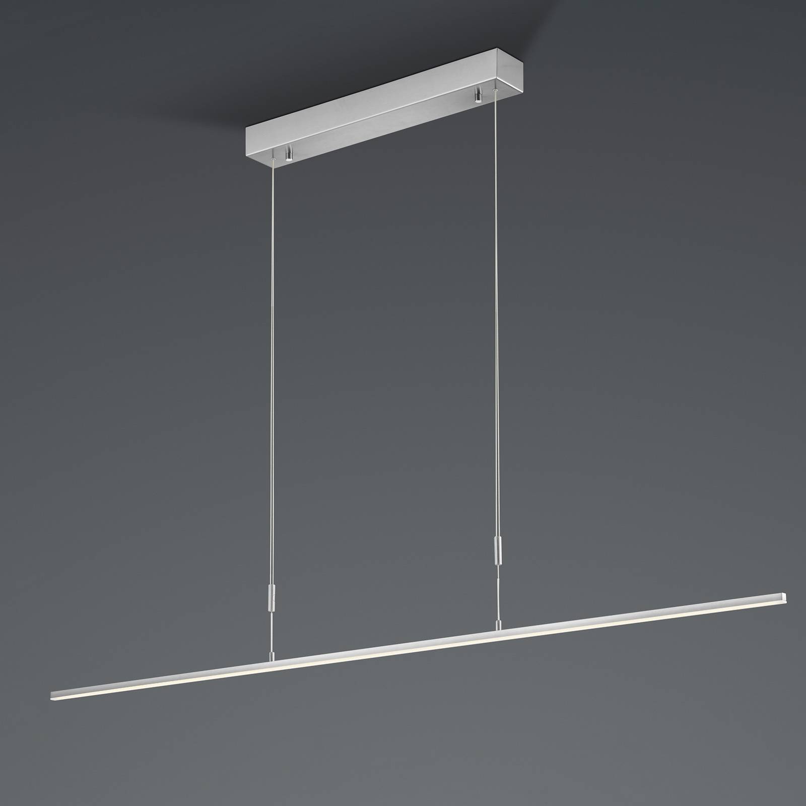 BANKAMP Slim suspension dim ZigBee 128 cm nickel BANKAMP