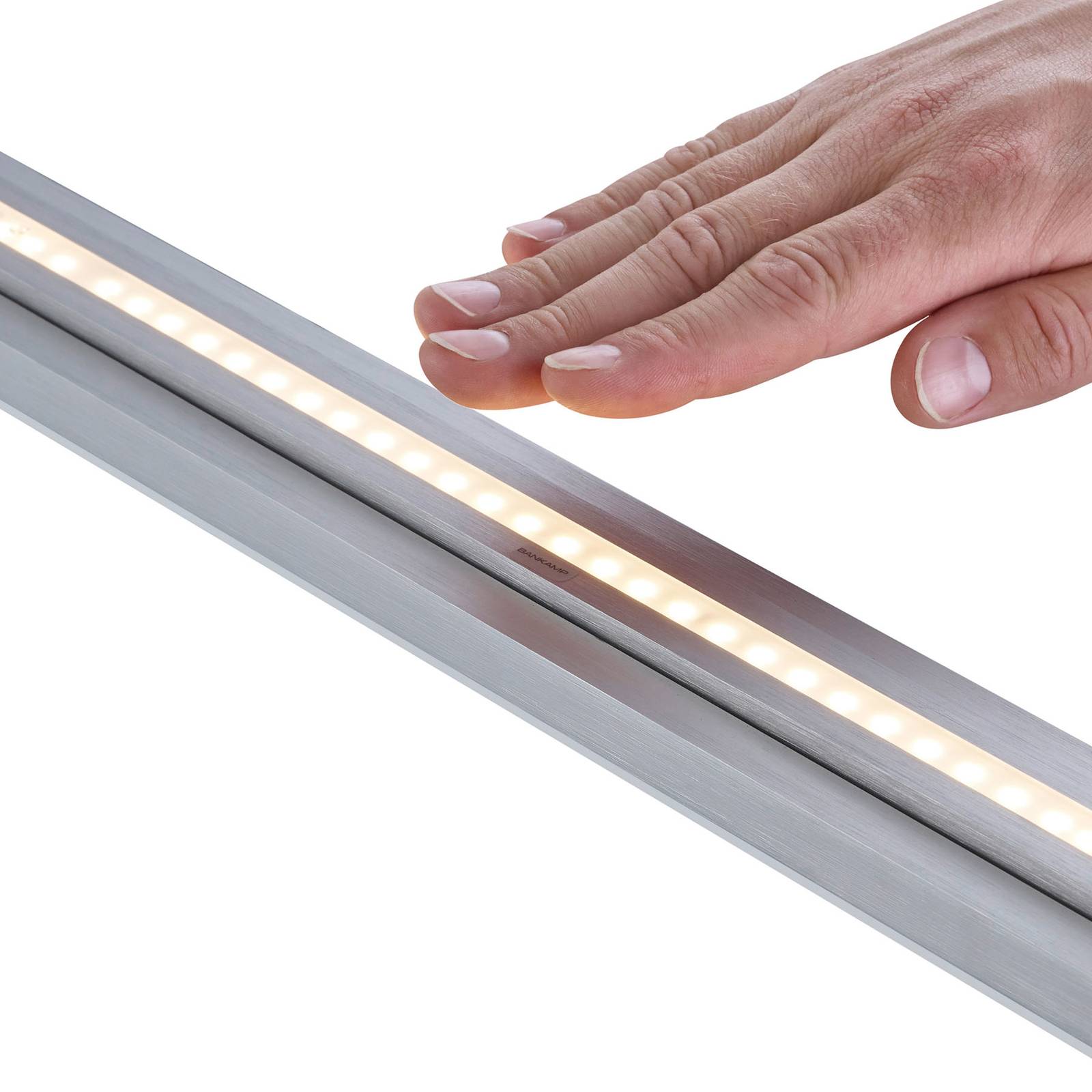 BANKAMP L-lightLINE LED ZigBee up/down nickel mat BANKAMP