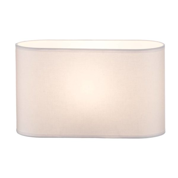 BRITOP Abat-jour Cassy 27 x 10 x 18 cm blanc BRITOP