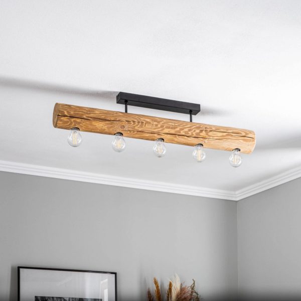 Envostar Beam plafonnier, 5 lampe, pin clair Envostar