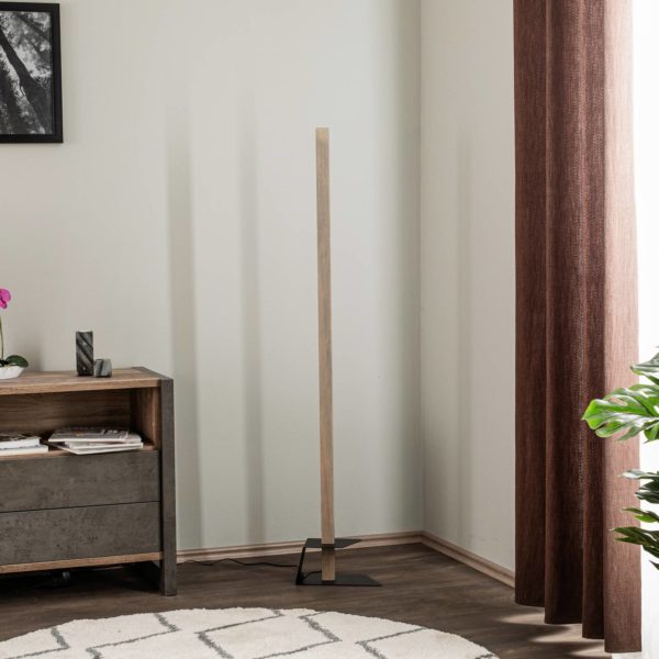 Envostar Lineo lampadaire LED, pin gris Envostar