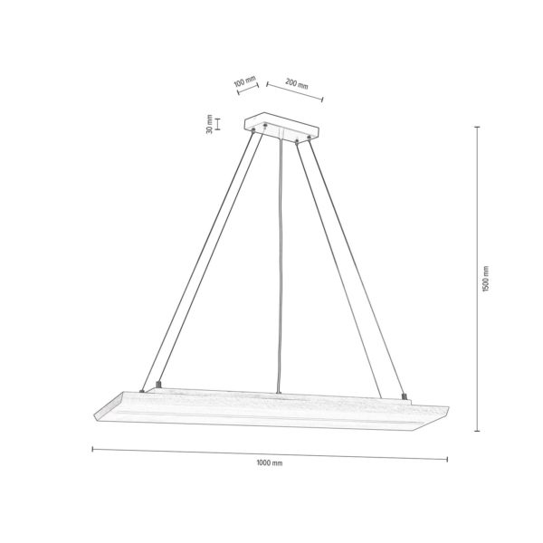 Envostar Tribe suspension LED, pin foncé Envostar