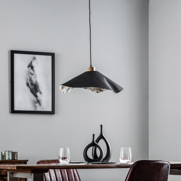 Envostar Marian Suspension noir/floral Ø40cm Envostar