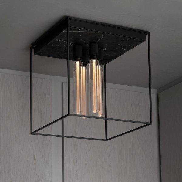 Buster + Punch Caged Ceiling 4.0 LED marbre noir Buster + Punch