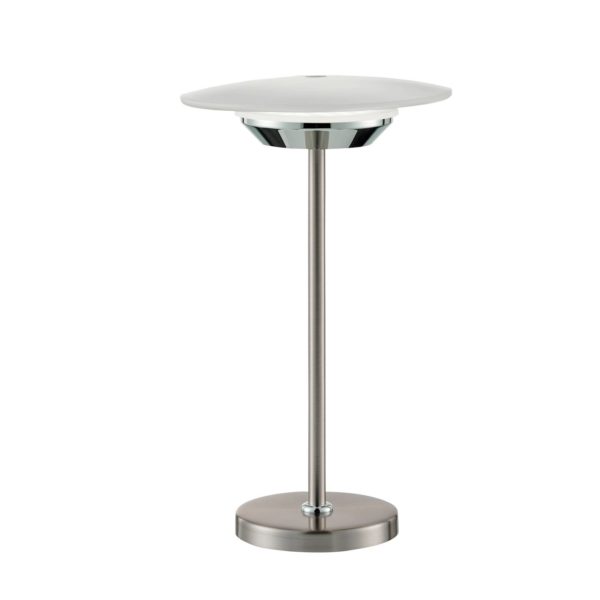 B+M LEUCHTEN Astra lampe à poser LED, nickel B+M LEUCHTEN