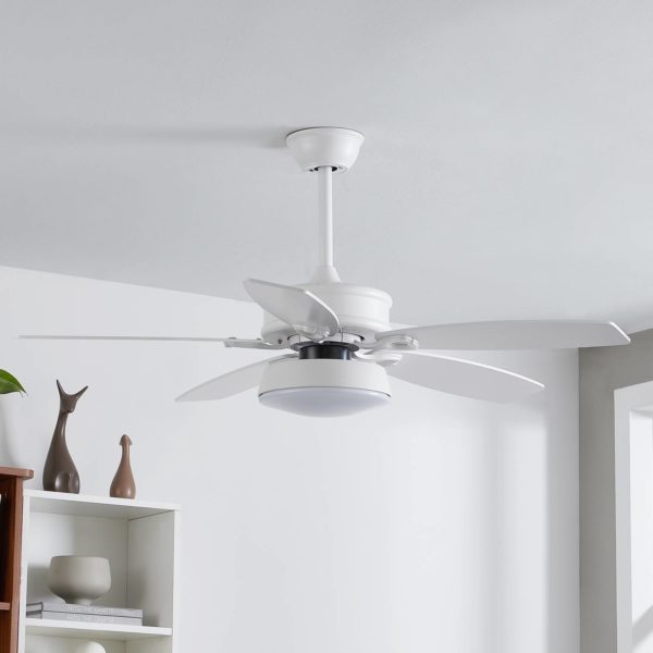 Starluna Kuvio ventilateur plafond LED CCT, blanc Starluna