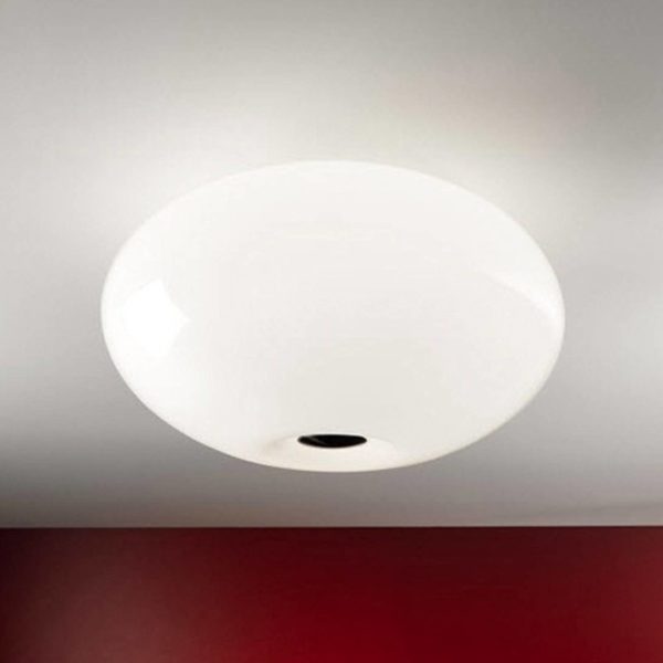 Casablanca Plafonnier AIH 28 cm blanc brillant Casablanca