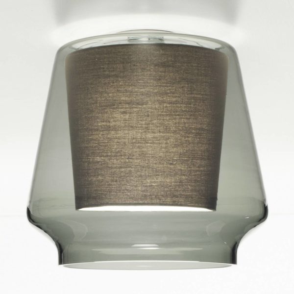 Casablanca Aleve plafonnier, fumé, anthracite Casablanca