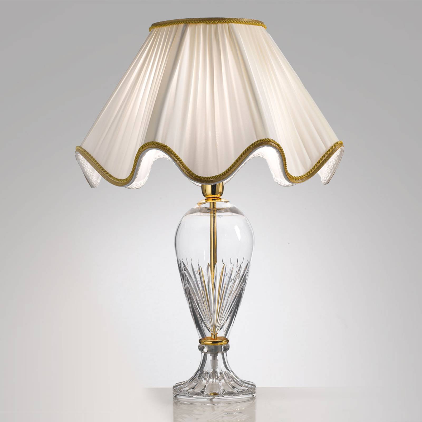 Cremasco Lampe à poser merveilleuse Belle Époque 67 cm Cremasco