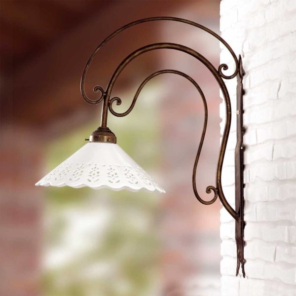 Ceramiche Grande applique murale I PORTICI 30 cm Ceramiche