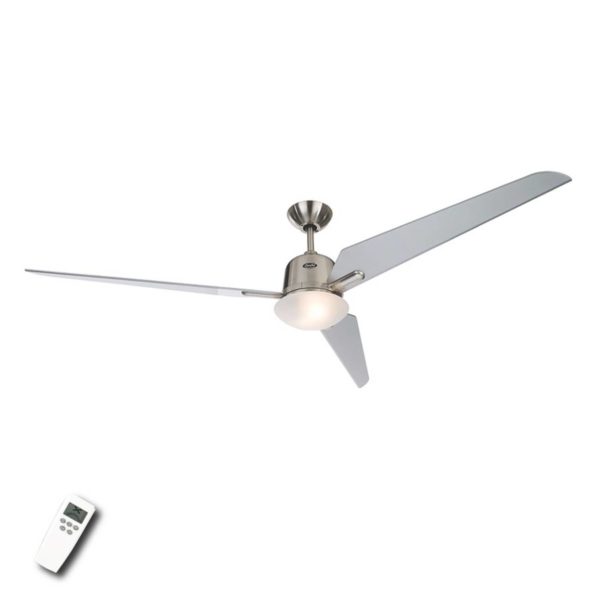 CasaFan Ventilateur de plafond Eco Aviatos argenté 162 cm CASAFAN