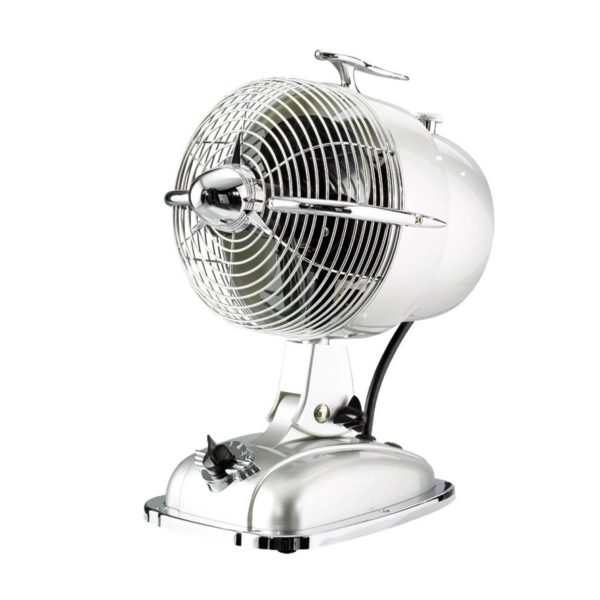 CasaFan Ventilateur de table RetroJet argenté CASAFAN