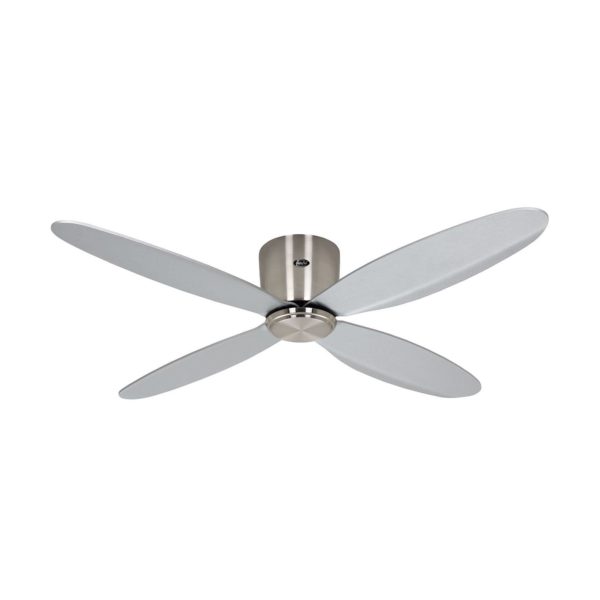 CasaFan Ventilateur plafond Eco Plano II 112 chromé argent CASAFAN