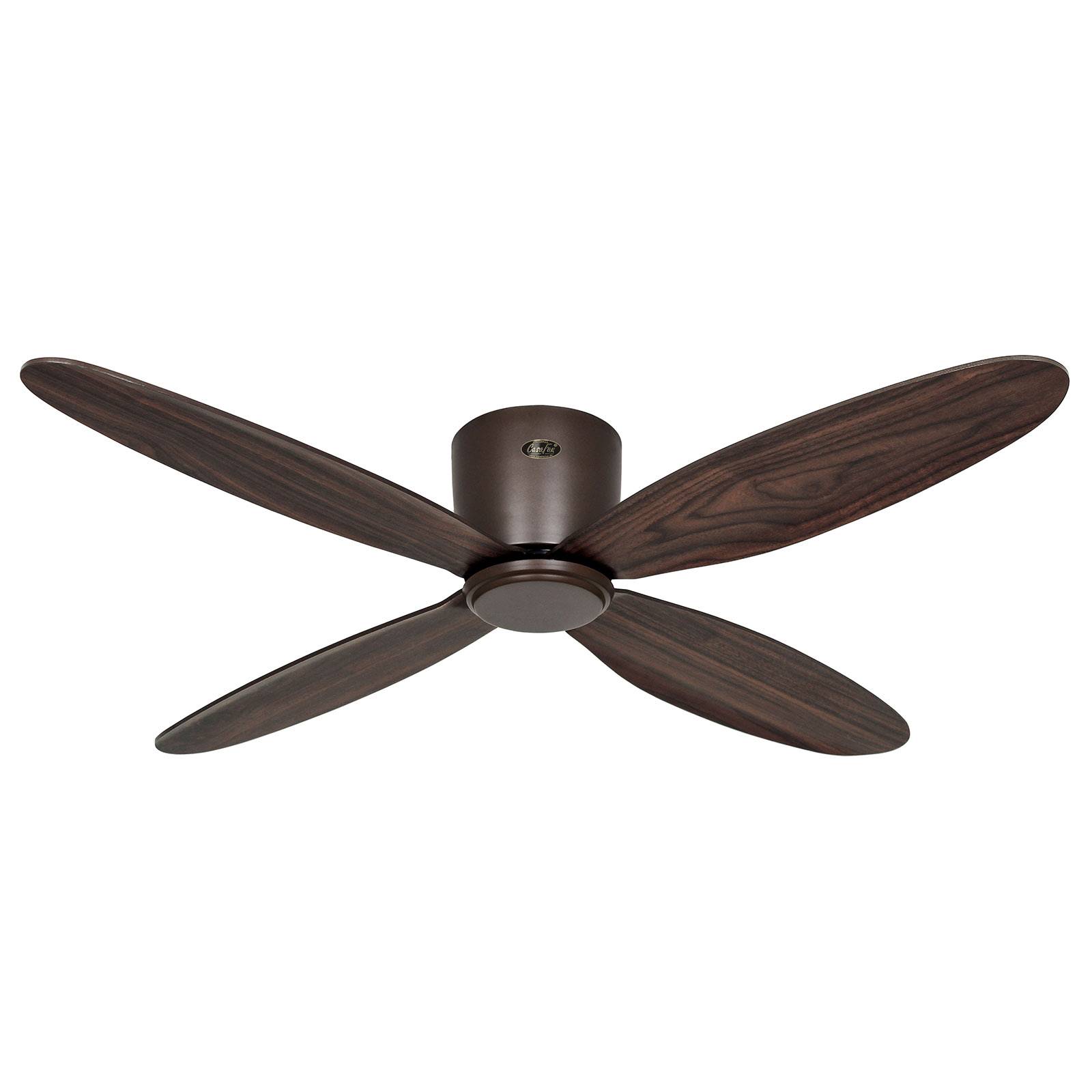 CasaFan Ventilateur plafond Eco Plano II 132 bronze noyer CASAFAN