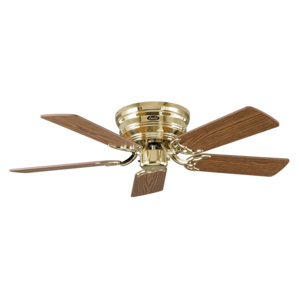 CasaFan Ventilateur Classic Flat III laiton poli 103 cm CASAFAN