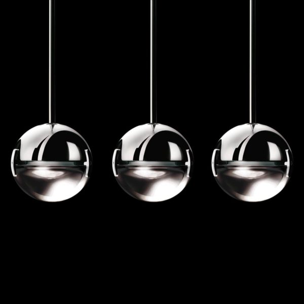 Cini & Nils Cini&Nils Convivio – Suspension LED à 3 flammes claire Cini & Nils