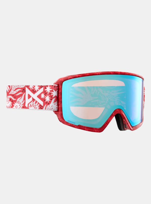 Anon - Masque M3 low bridge fit + écran de rechange + cagoule MFI®, Frame: Joshua Noom, Lens: Perceive Variable Blue (21% / S2), Spare Lens: Perceive
