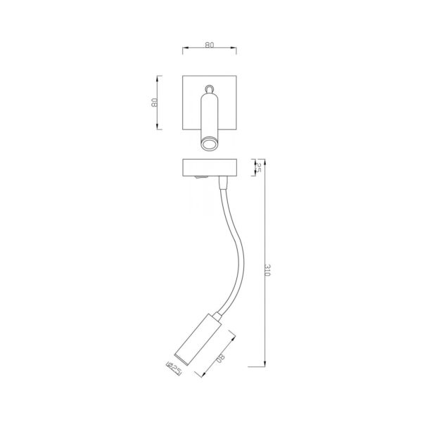 Deko-Light Applique LED Brahe I