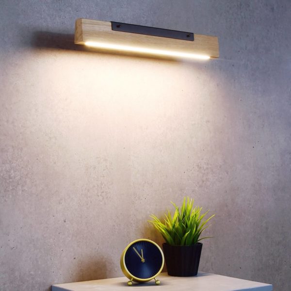 Deko-Light Applique LED Madera rayonnant vers le bas, chêne Deko-Light