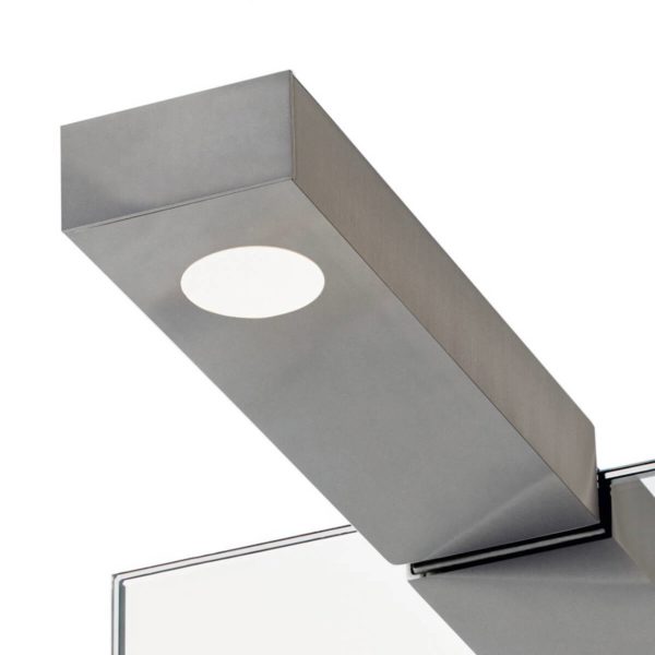 Decor Walther Applique murale pour miroir Flat 2 LED, nickel mat Decor Walther