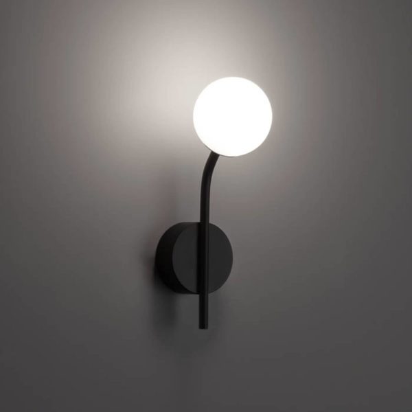 Decor Walther Pep applique, 1 lampe, noire Decor Walther