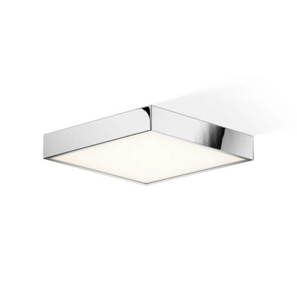 Decor Walther Cut plafonnier LED chromé 30x30cm Decor Walther